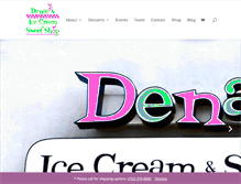 Tablet Screenshot of denaesweetshop.com